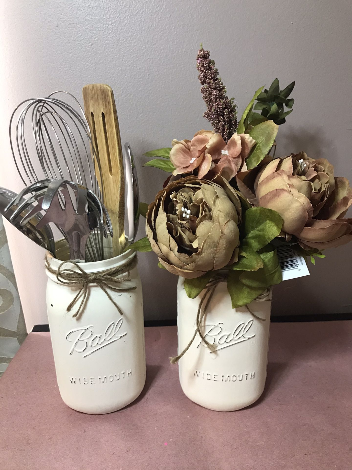 Mason jar decoración