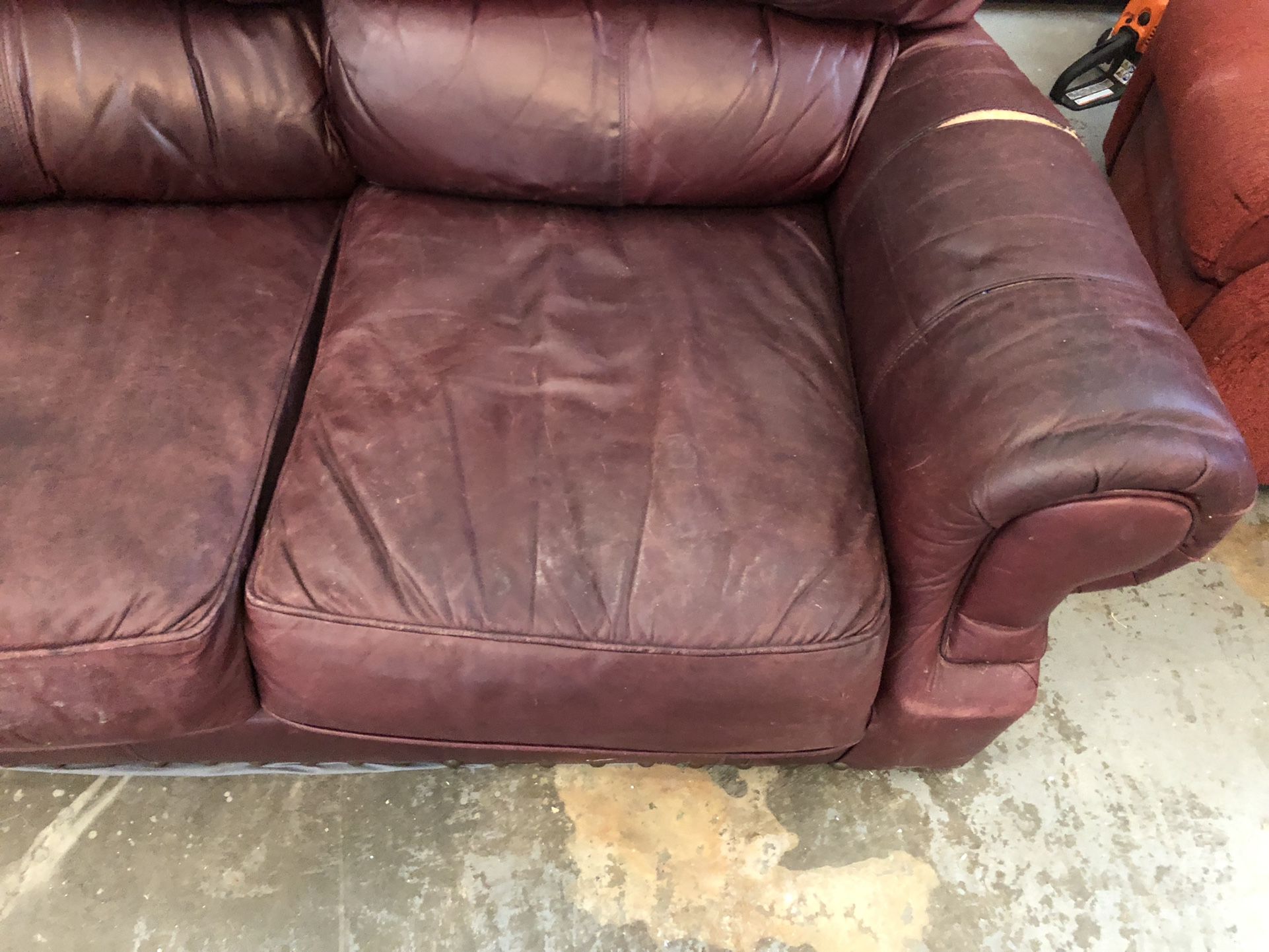 Broyhill leather sofa FREE