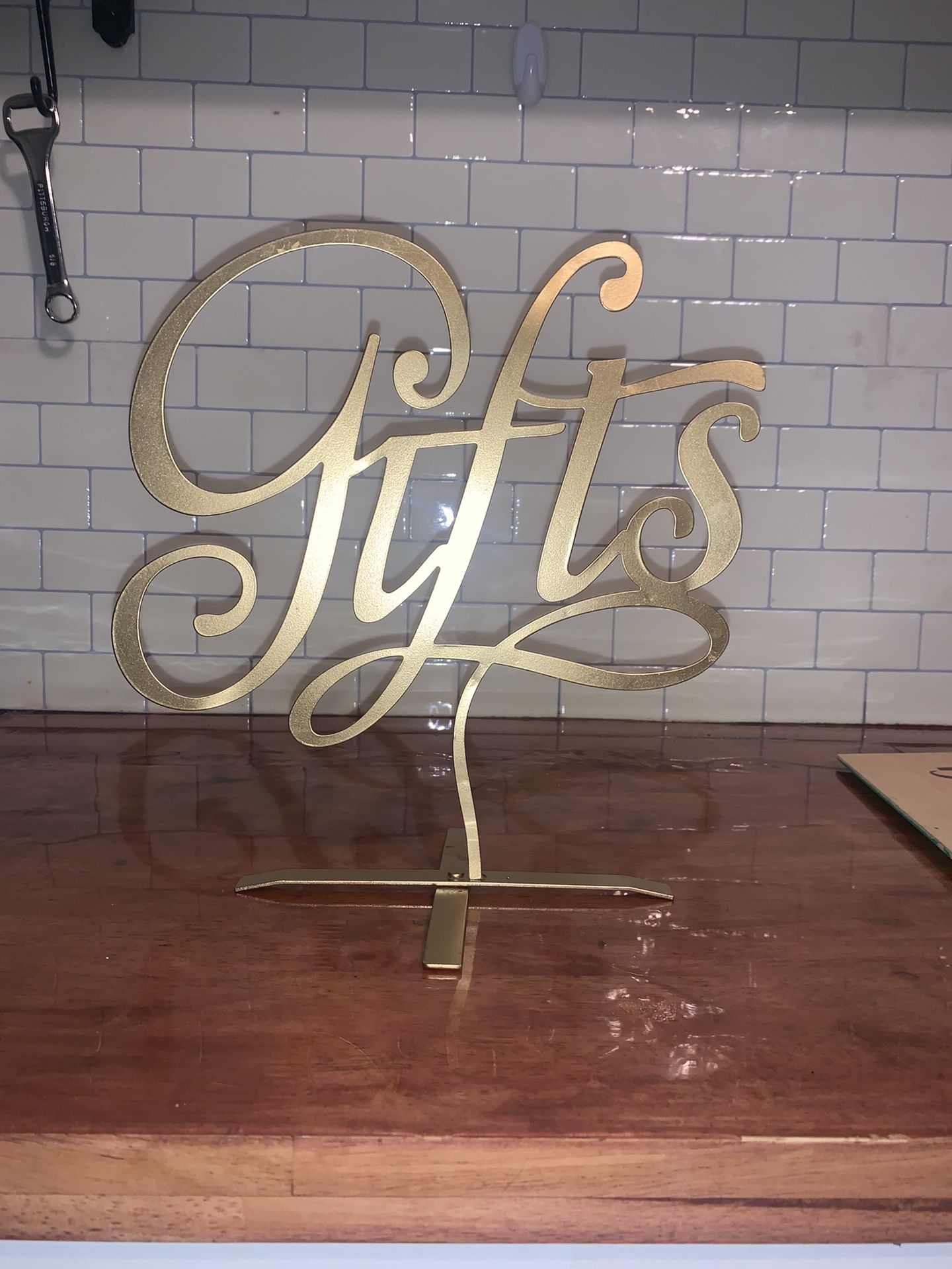 Sign For Gift Table Party Decor