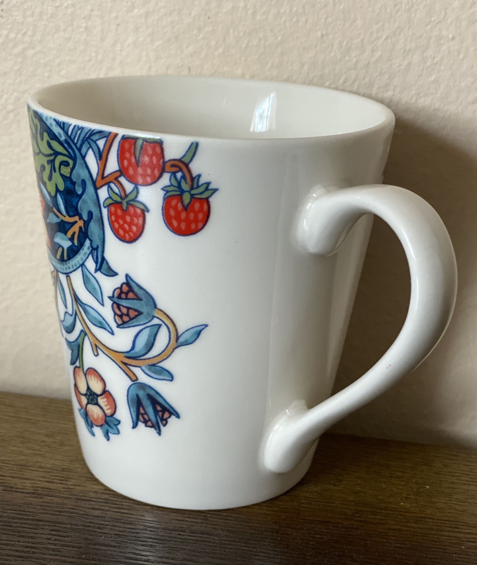 Two Morris and Co tea cups