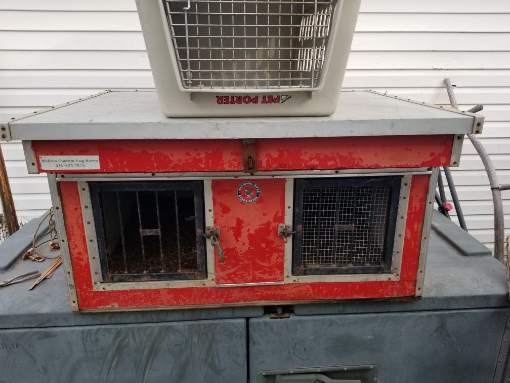 Hunting dog box kennel