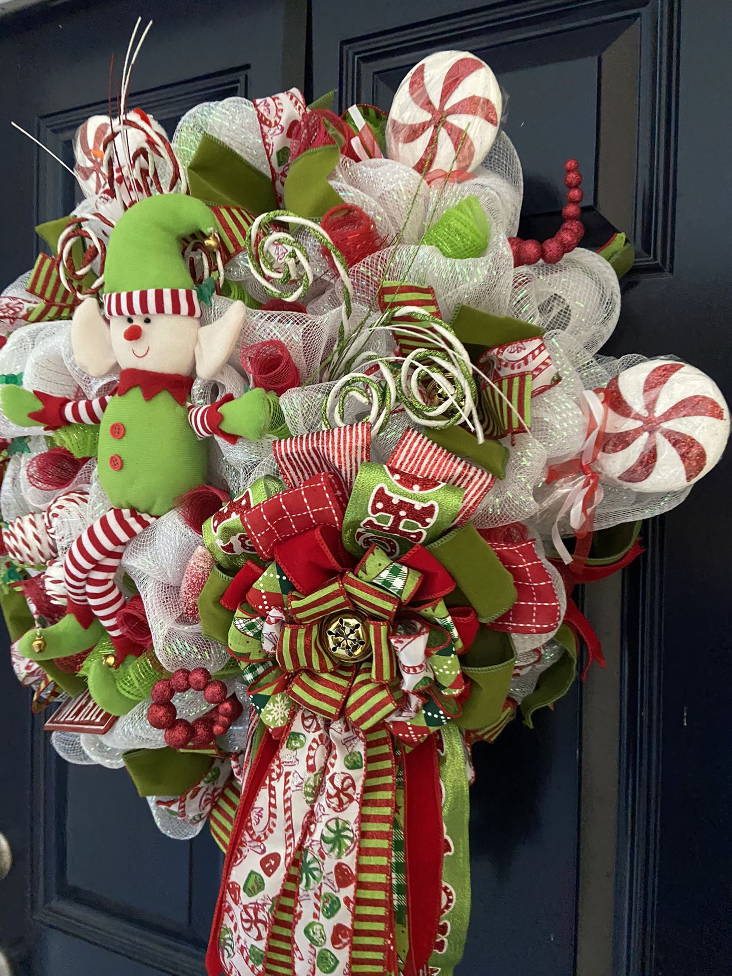 Christmas decoration wreath Elf