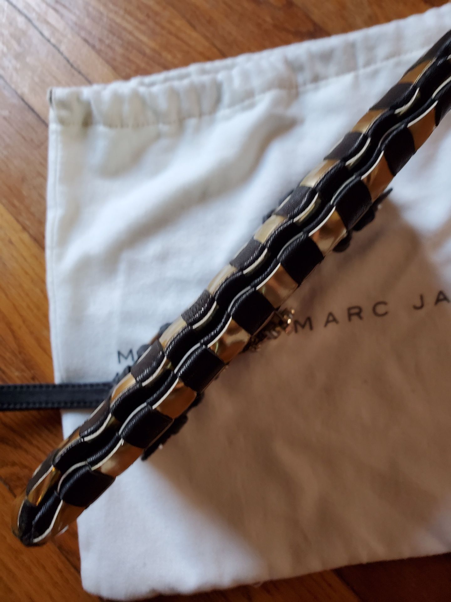 Marc By Marc Jacobs Check Leather Wristlet