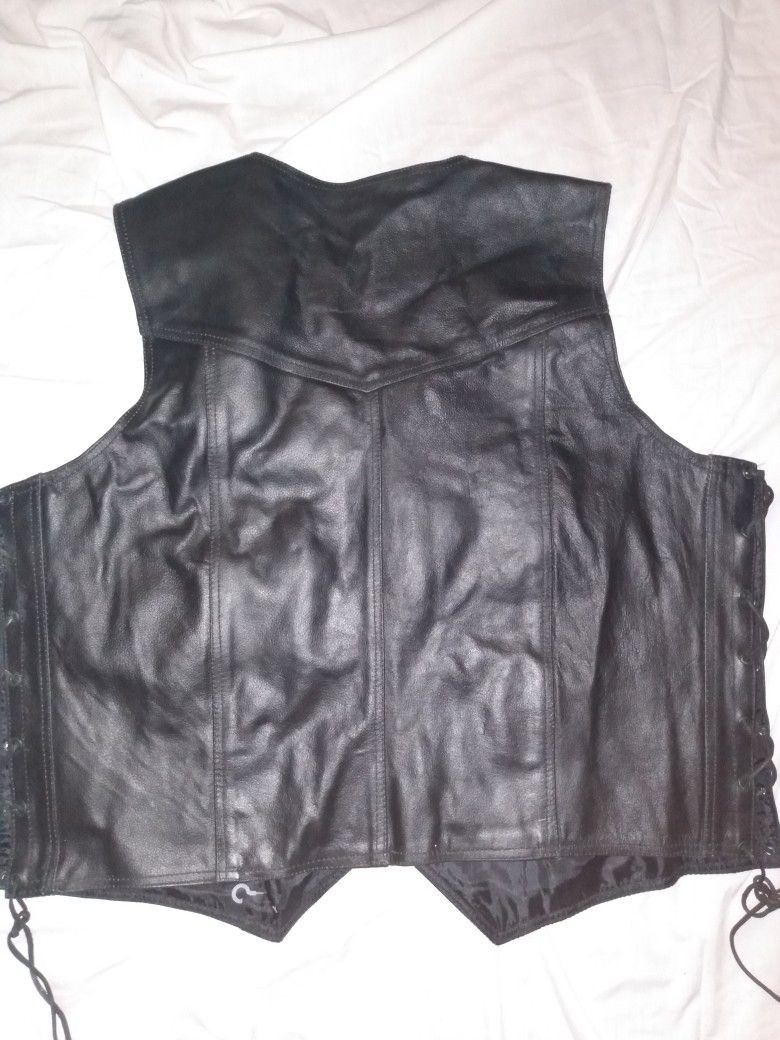 Size 50 Leather Vest