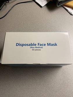 Disposable Face Masks 50 In Each Box Mask  Thumbnail