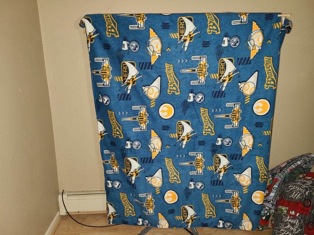 Hand made luxe and character fleece throw blankets