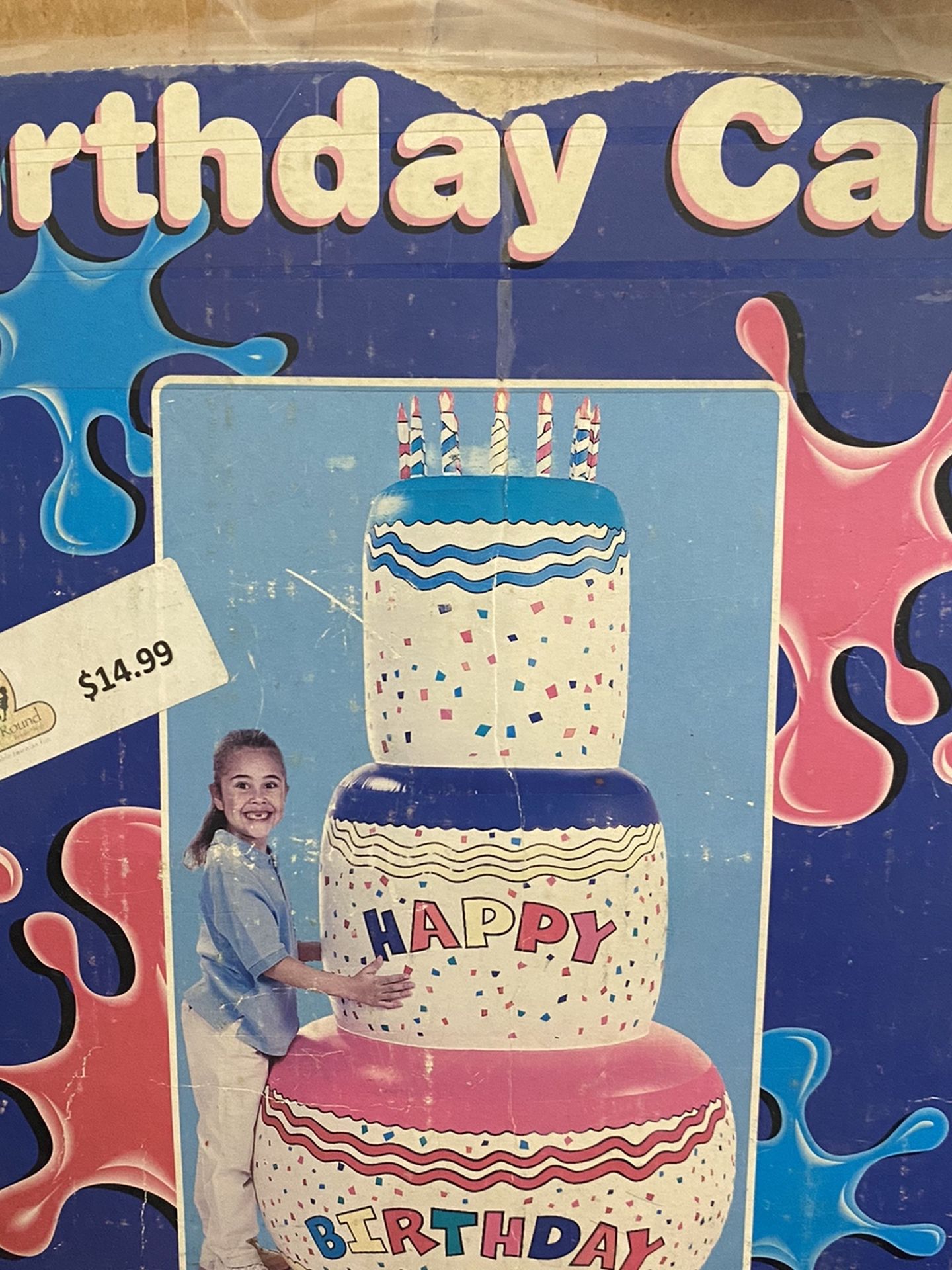 Inflatable Birthday Cake