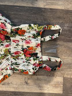 Corset Midi Dress by Anthropologie Size 4P Petite  Thumbnail
