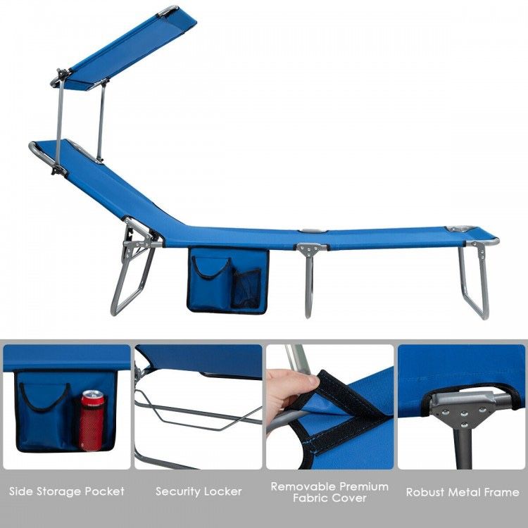 Recliner Chàír with Cànòpy Shade