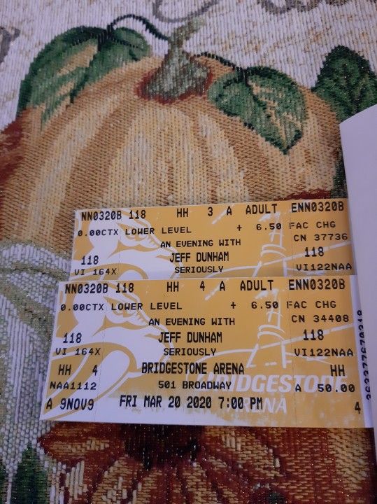 Selling 2 Tickets to Jeff Dunham