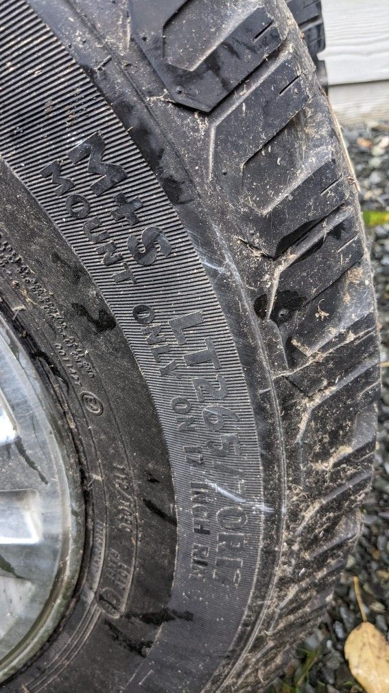 Studded Mud Terrain Tires and Rims