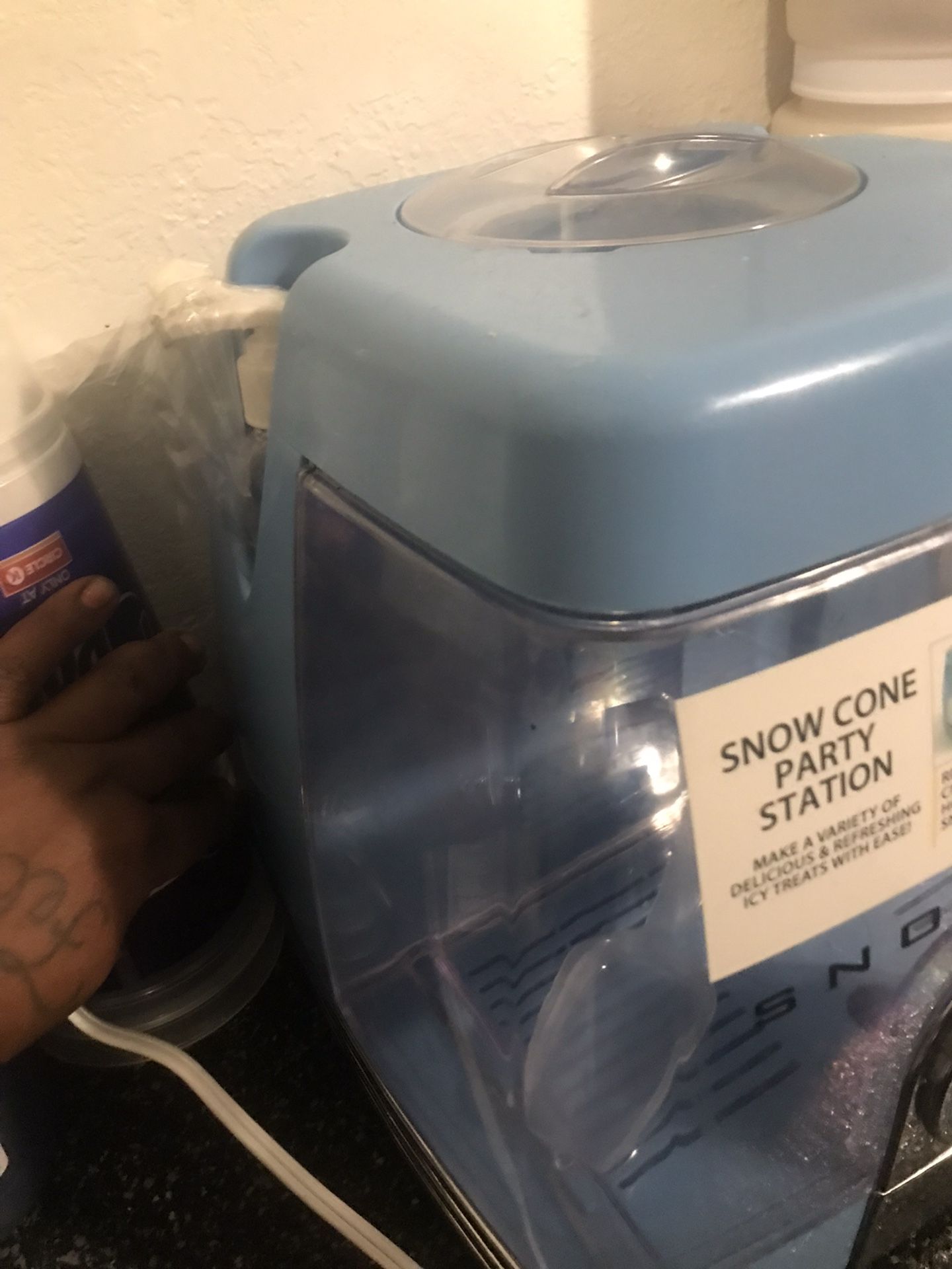 Snow Cone Ice Maker Machine