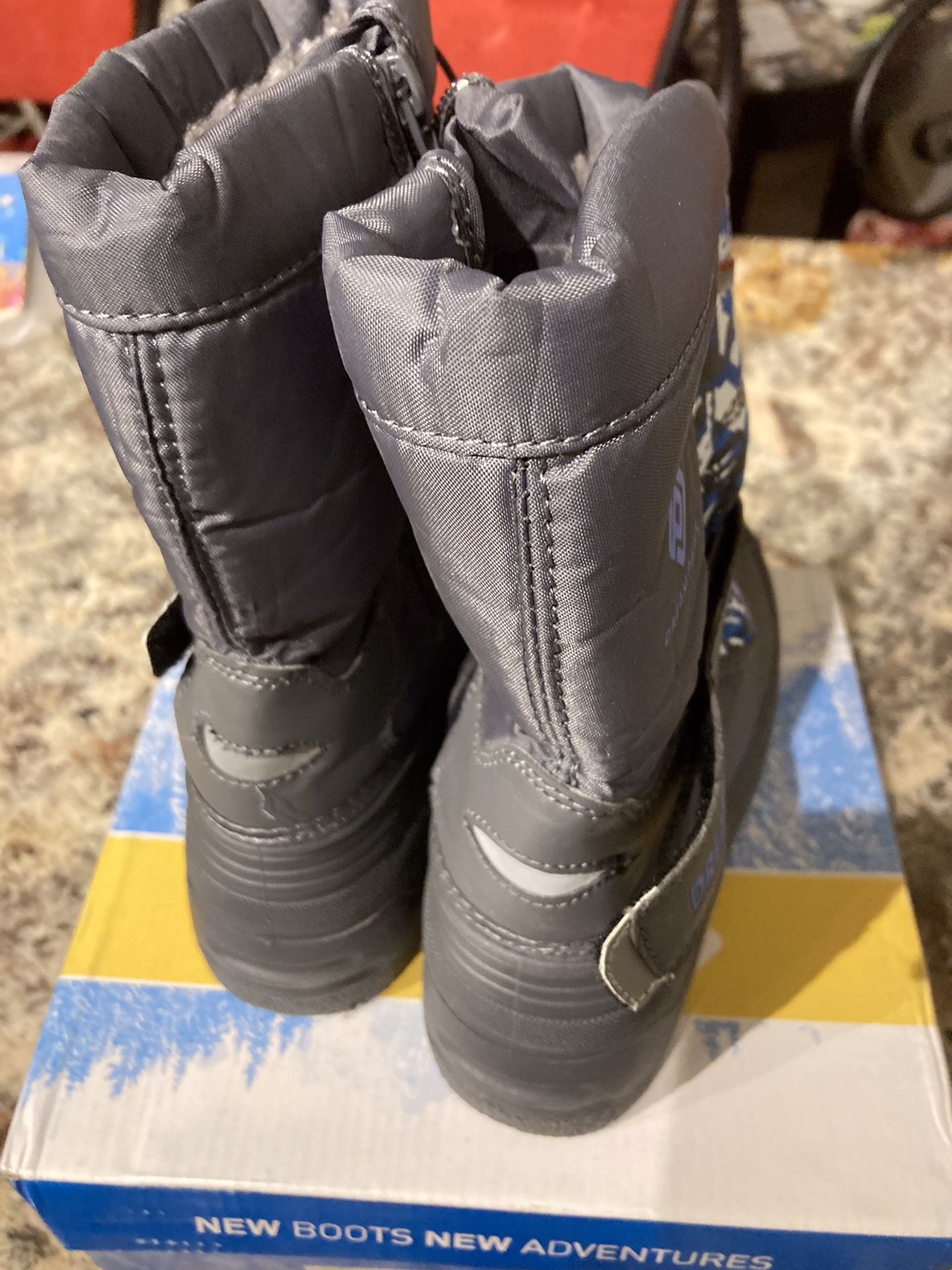 Winter Snow Boots Boys Girls Size US1