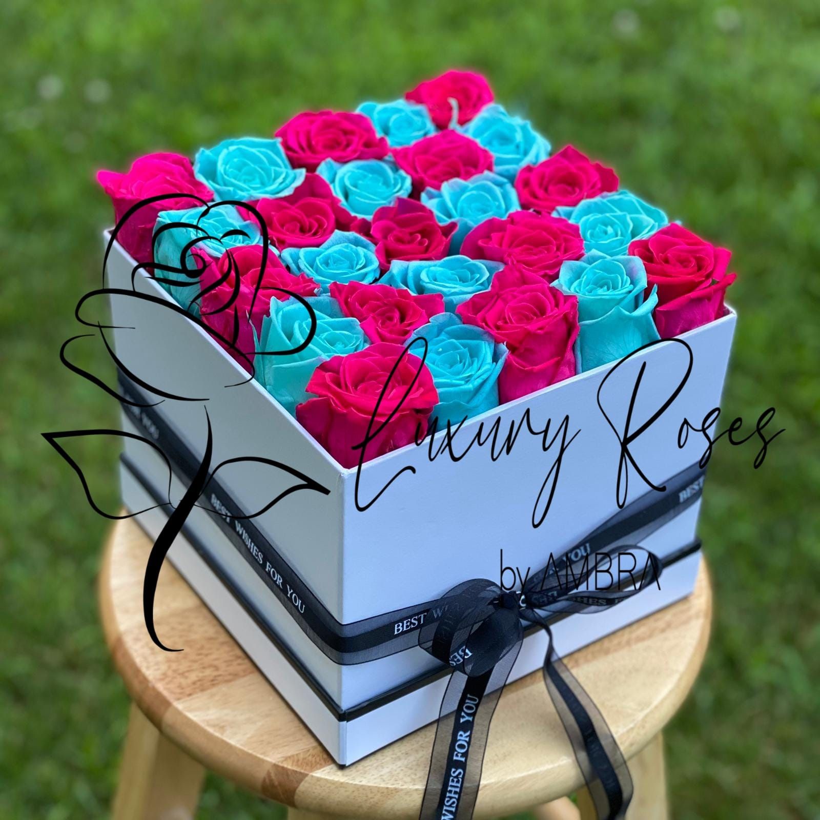 Eternal Box Roses Real Preserved Flowers Long Lasting Bouquet Anniversary Bday Gift Luxury Handmade immortal roses