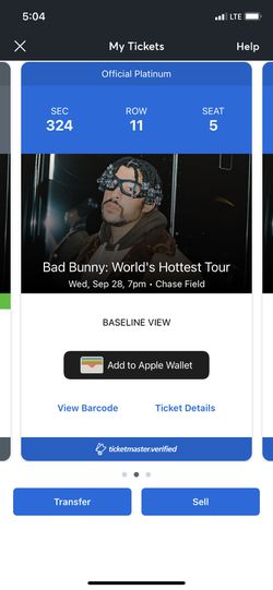 Bad Bunny Tickets  Thumbnail