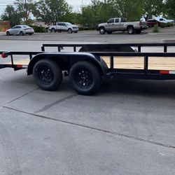 Selling My 2021 77x16 Utility Trailer Tandem Axle Thumbnail