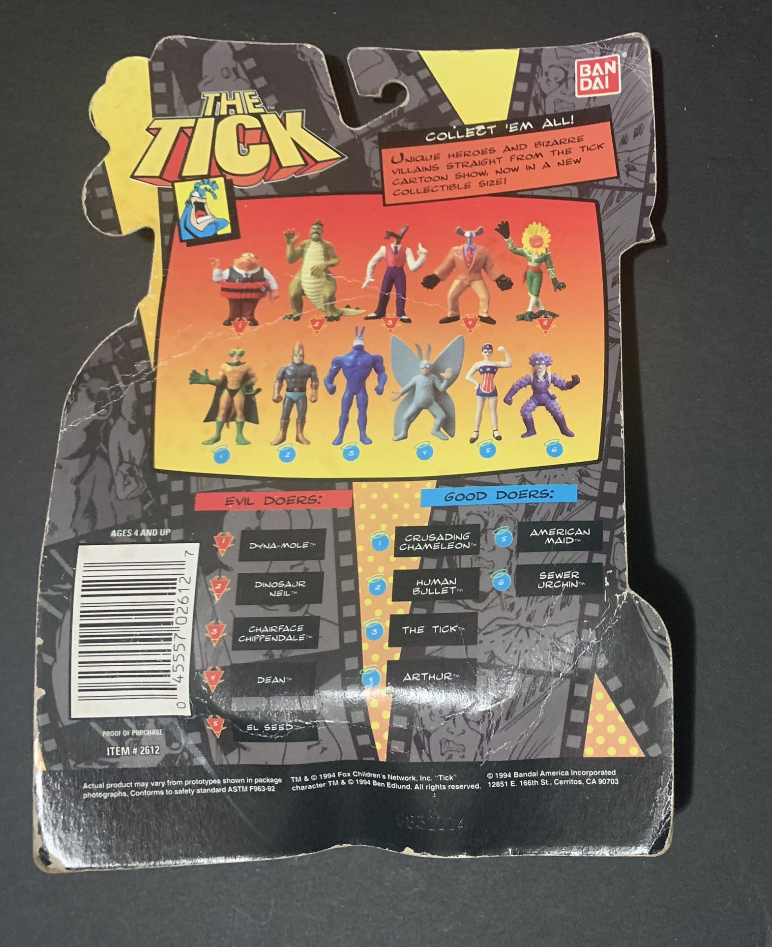 The Tick Collectible Figures 1994
