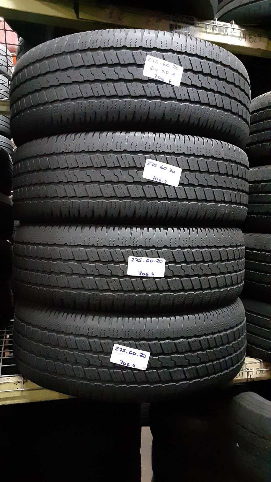 P275/60R20 GOODYEAR WRANGLER SRA 275/60R20 MATCHING TRUCK/SUV TIRES