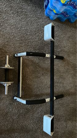 30 pounds in weight curl bar dumbbells adjustable and pull-up bar Thumbnail