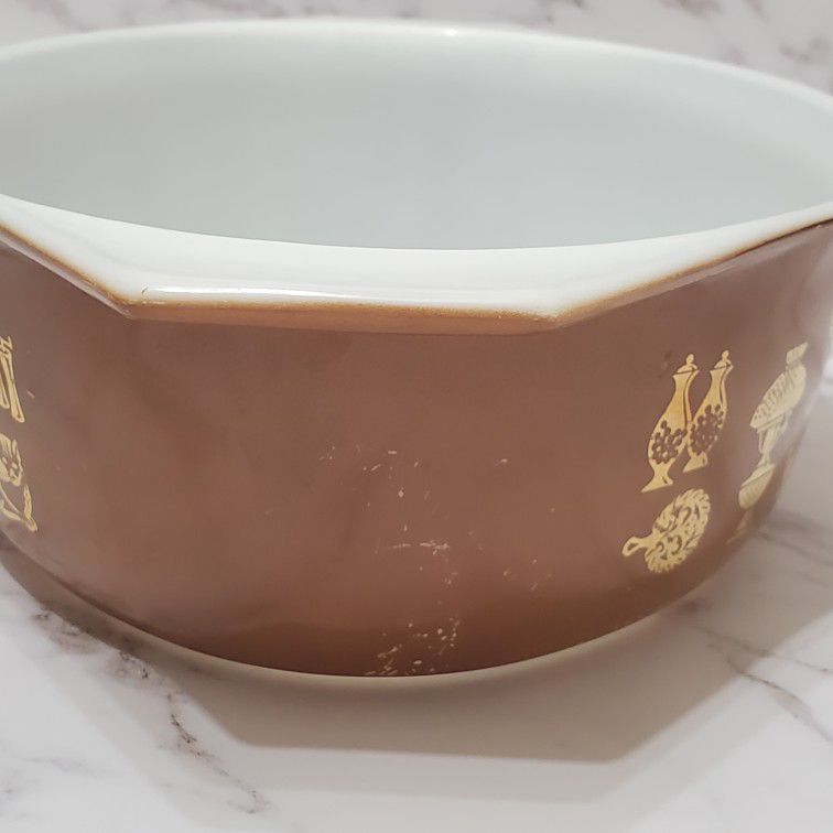 Vintage Pyrex Early American Casserole Dish