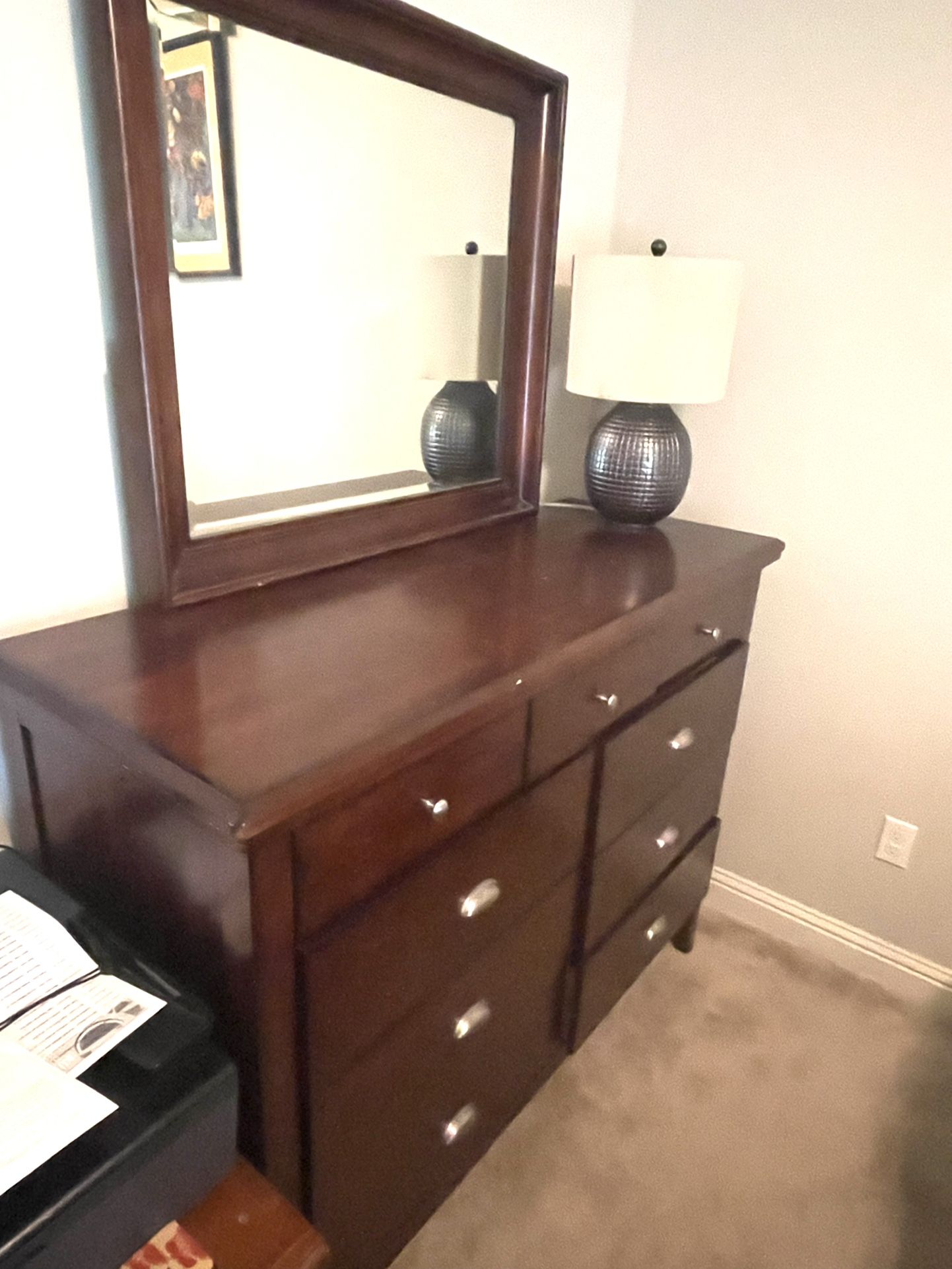 4 Piece Storage Queen Size Bedroom Set