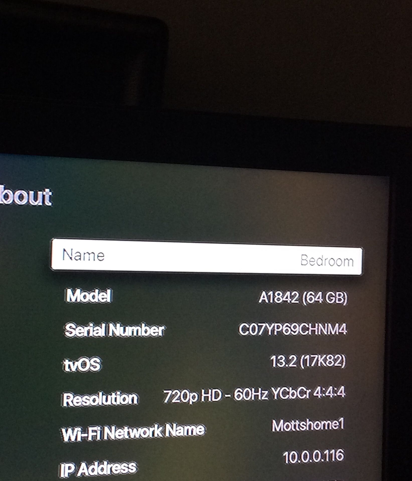 Apple TV 4K (newest generation) 64GB