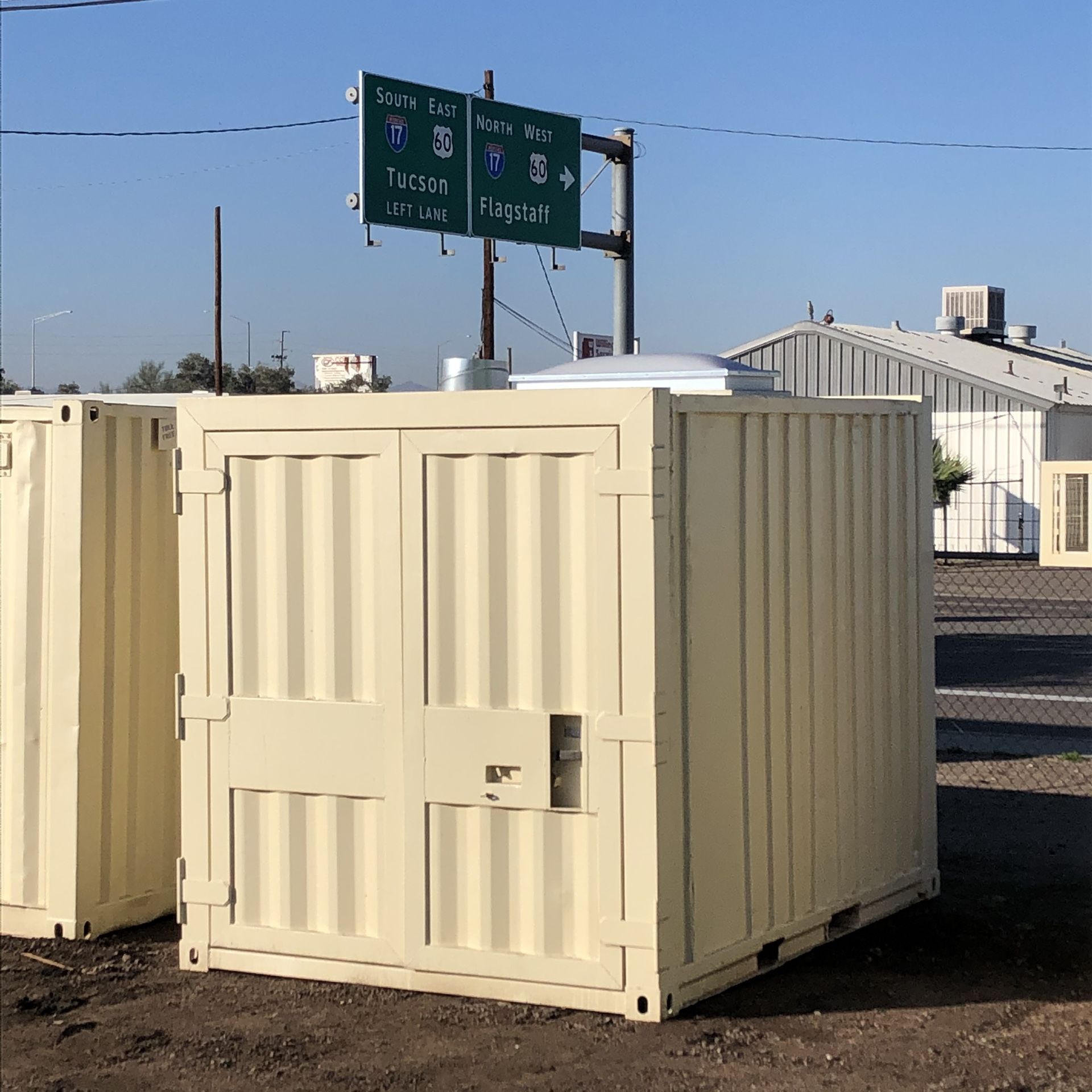 LOCAL 8x10 cargo shipping container storage connex wind and water tight