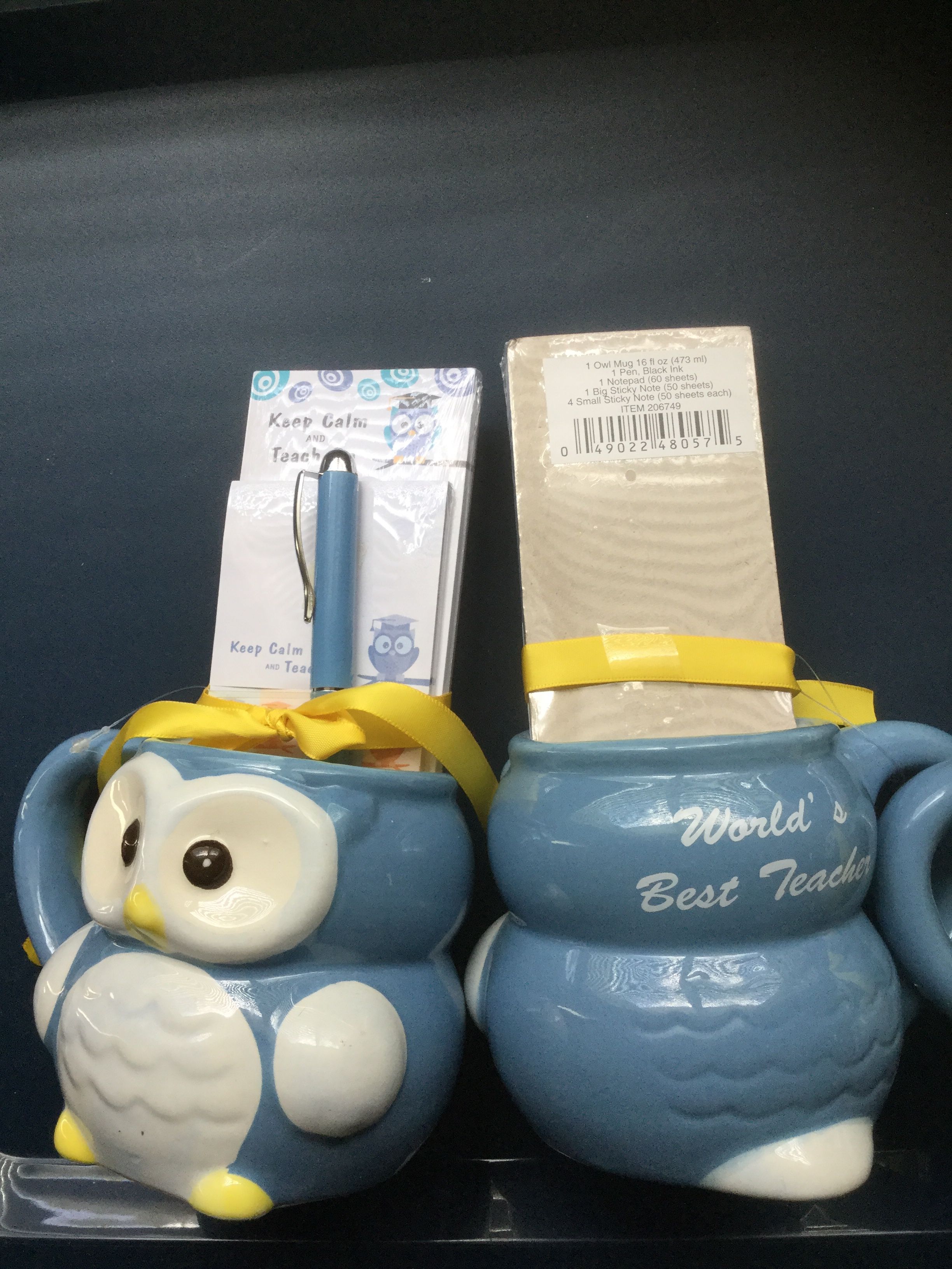 New World's Best Teacher Mug And Notepad Set $6 Each Or All For $15 Great End Of Year Teacher Gift