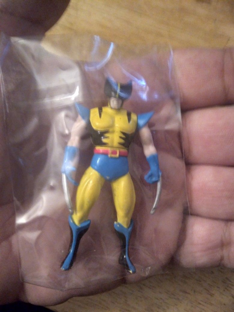 1990s Mini Steel Marvel Figures Lot Of 12