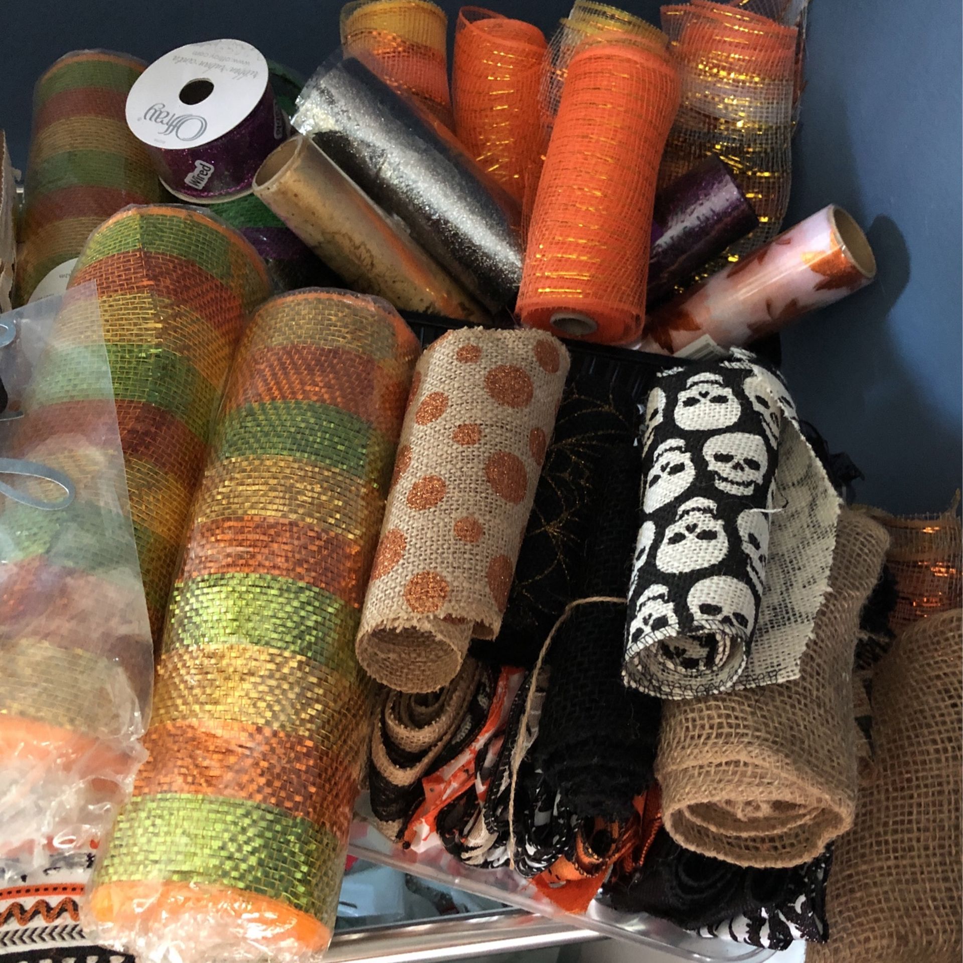 Halloween and Fall Craft decorations, Ribbon and More