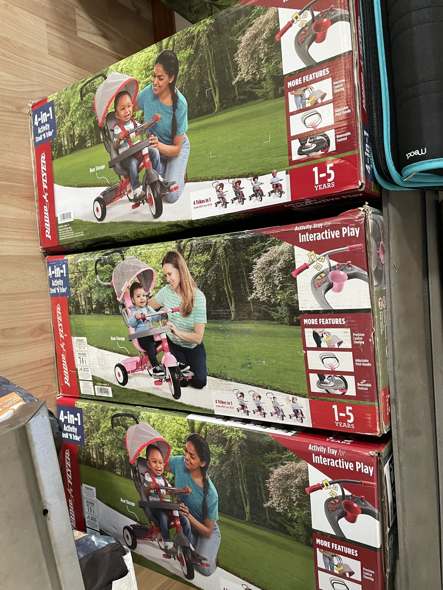Radioflyer Trikes 2 Pink 2 Red