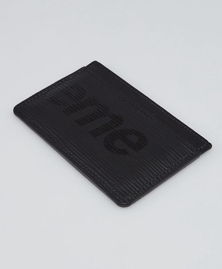 Louis Vuitton Limited Edition Black Epi Leather Supreme Card Holder