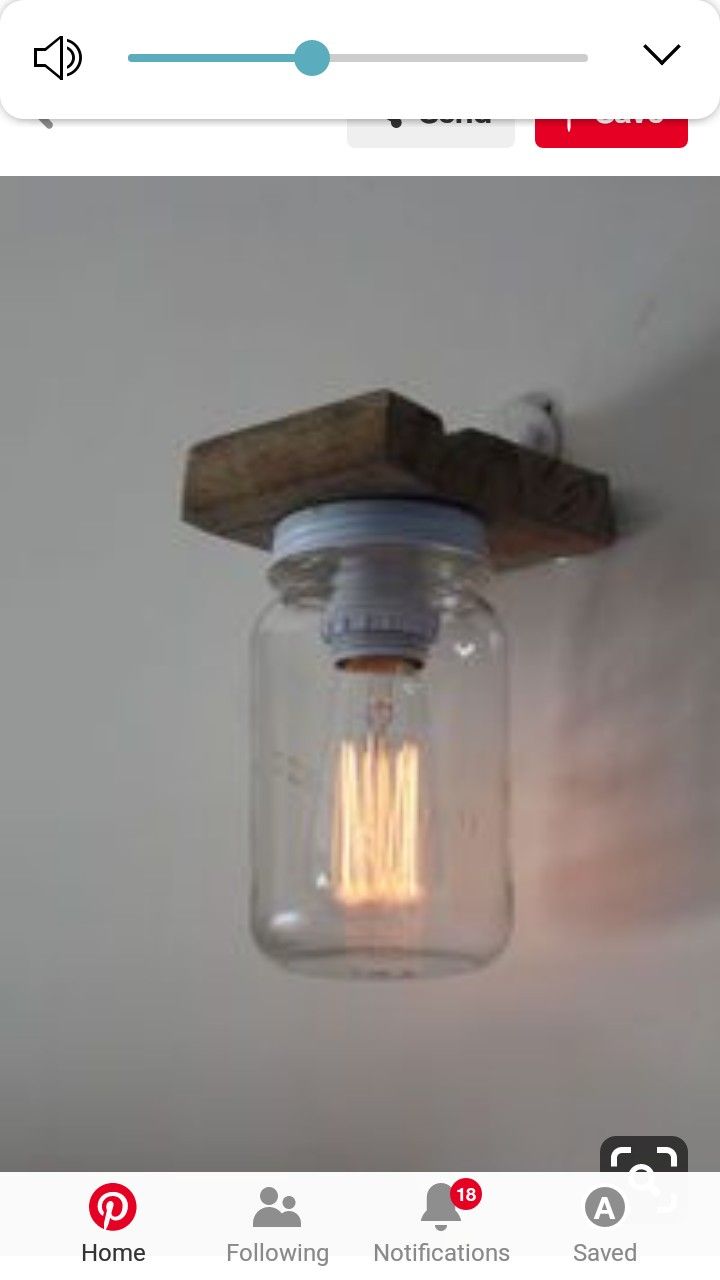 Rustic lamp