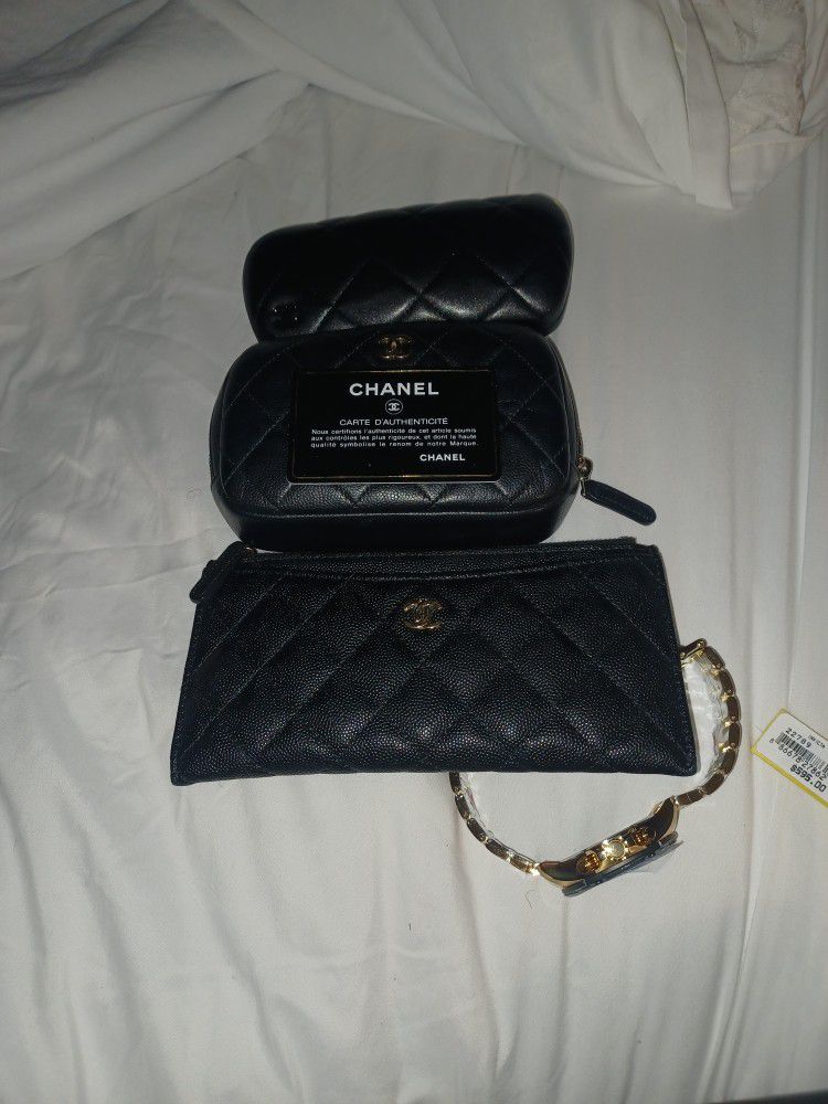 Chanel Make Up Bag Sunglasses And Wallet 