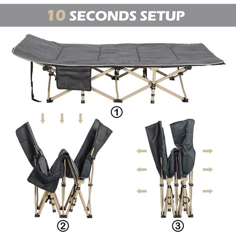 YIGOBUY Portable Foldable Camping Cots for Adults, Lightweight