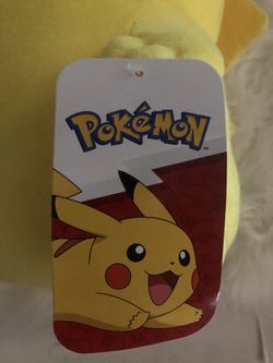 BRAND NEW Officially Licensed Large Jumbo Pokémon Pikachu Plush Thumbnail