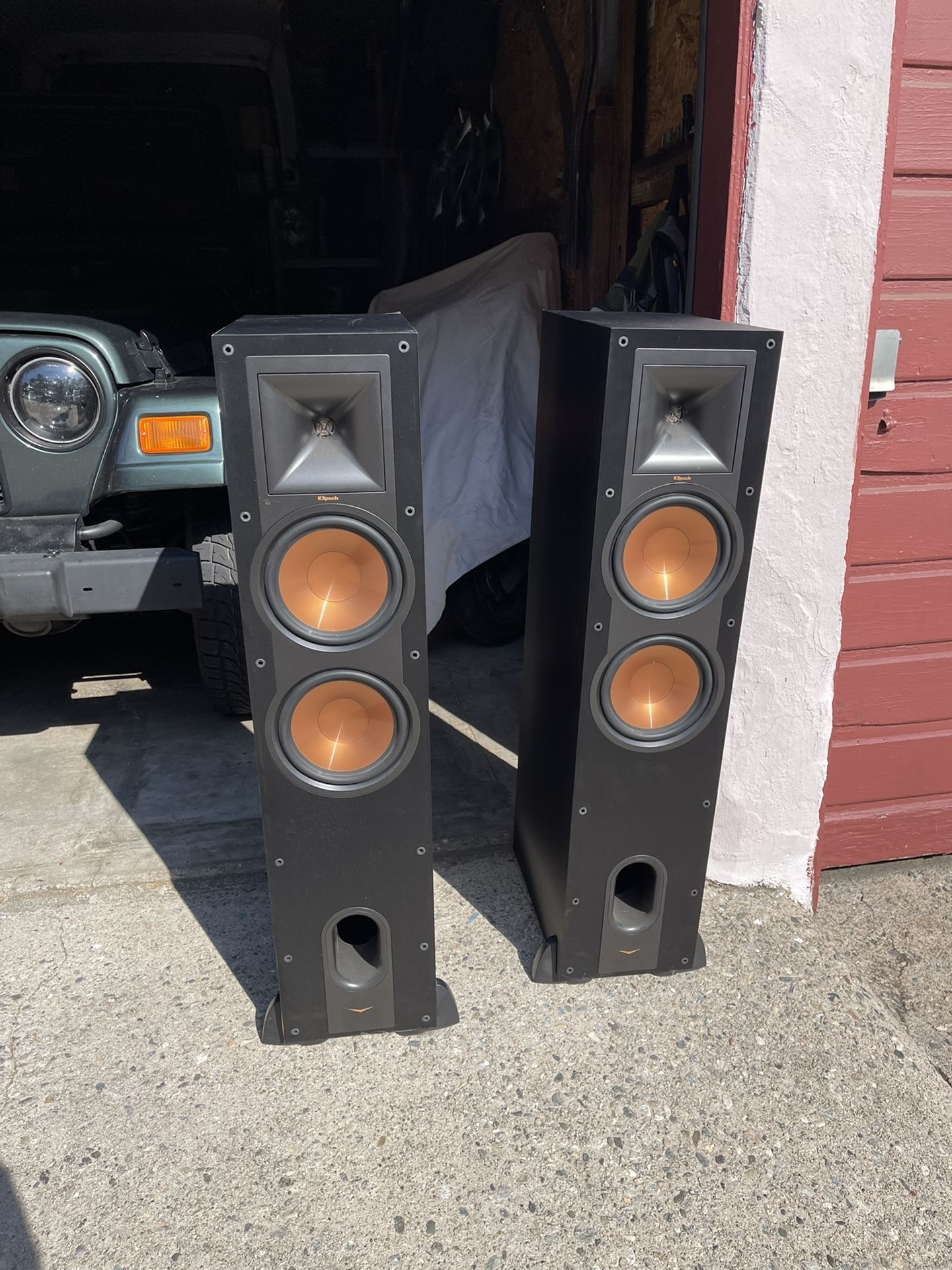 Klipsch Floor Speakers + Pioneer Receiver