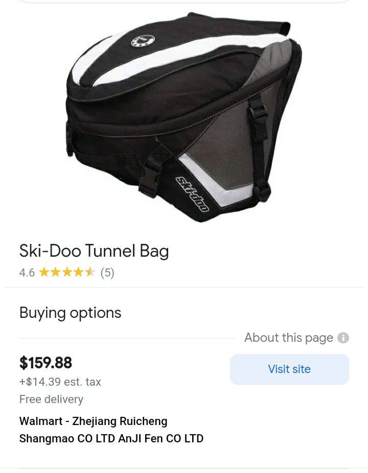 Tunnel Bag  , Snowmobile/sleds  Gear Bag 