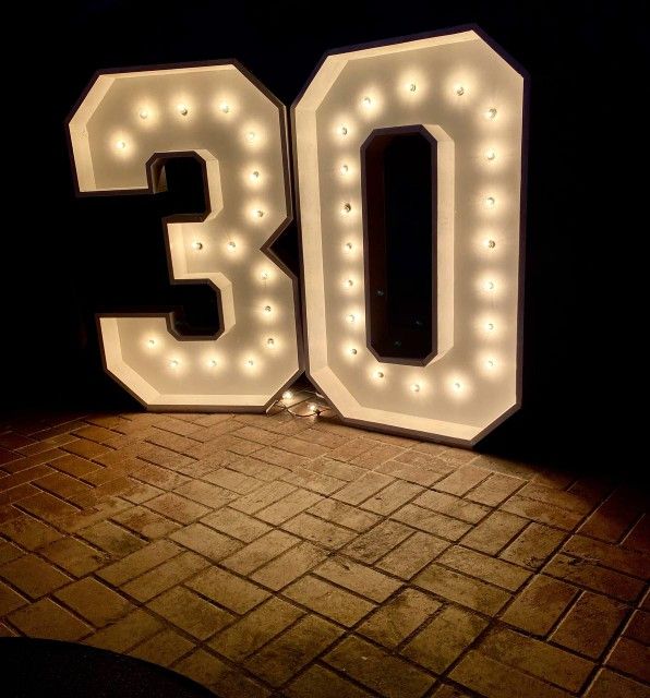 Number Marquee