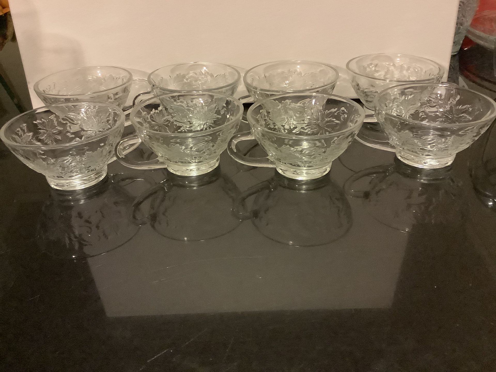 Princess house Fantasia tea cups