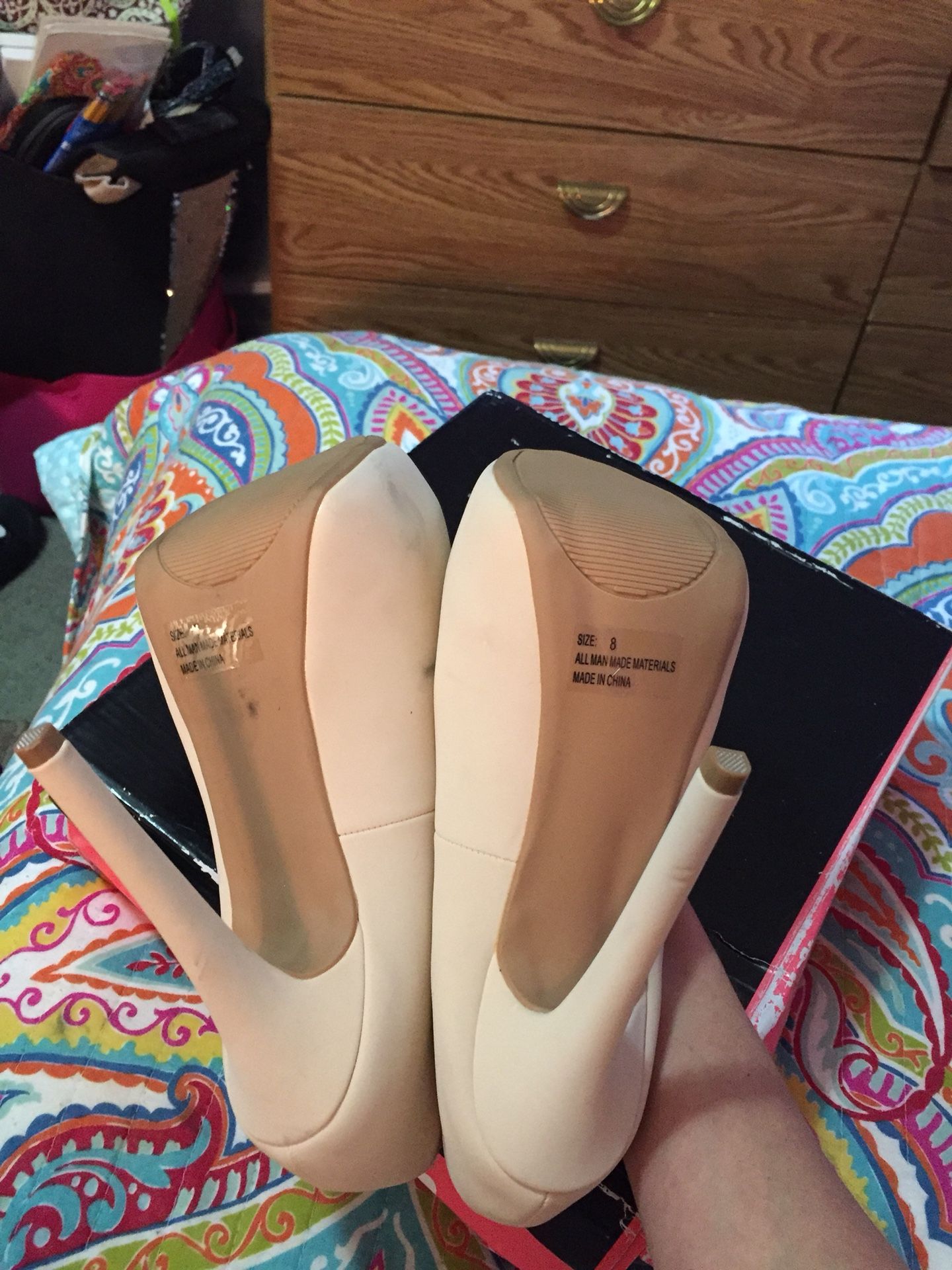 Charlotte Russo nude high heels