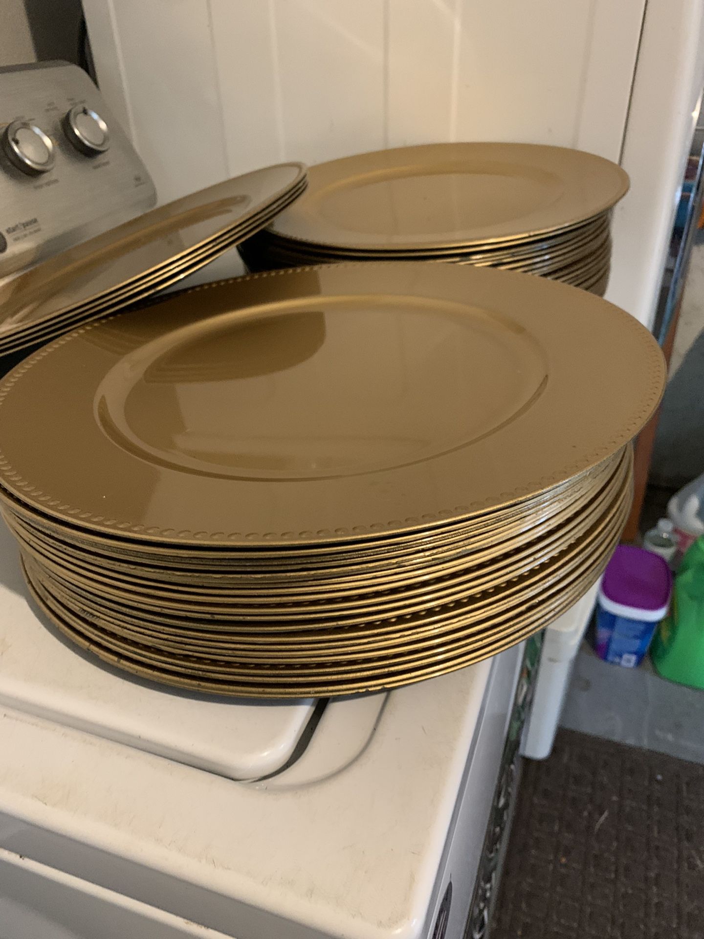 Gold Charger Plates