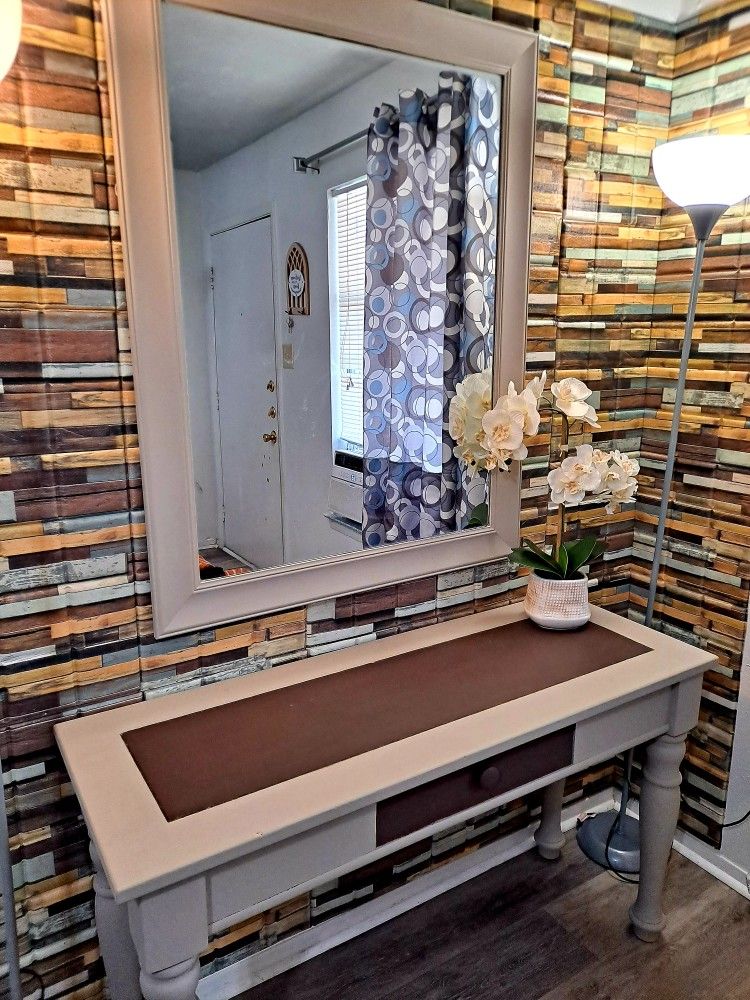 Console Table With Mirror
