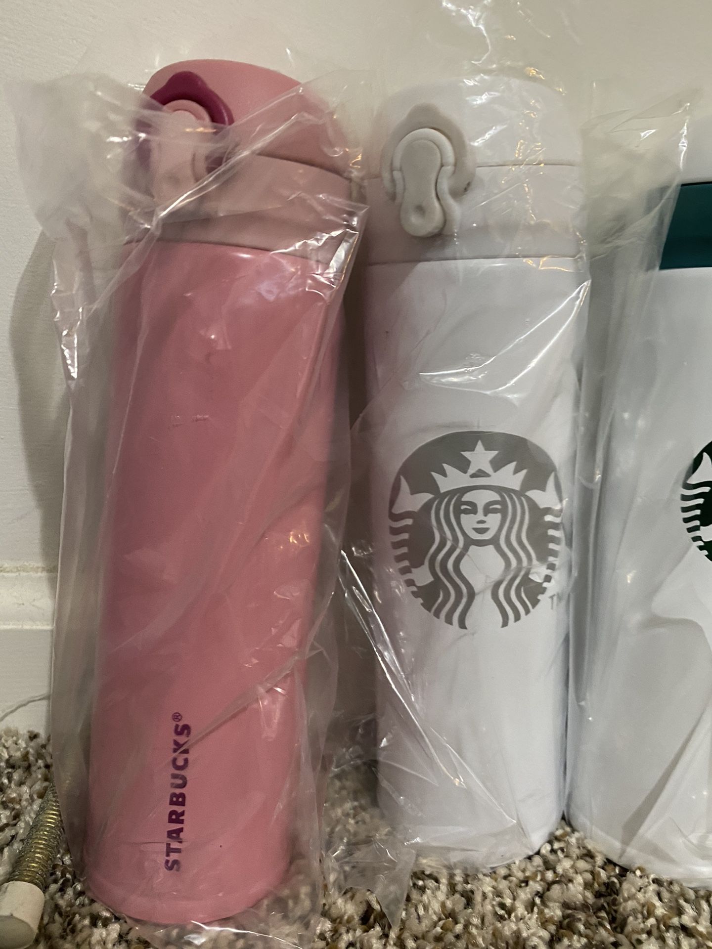 Starbucks coffee stainless steel cups 16oz