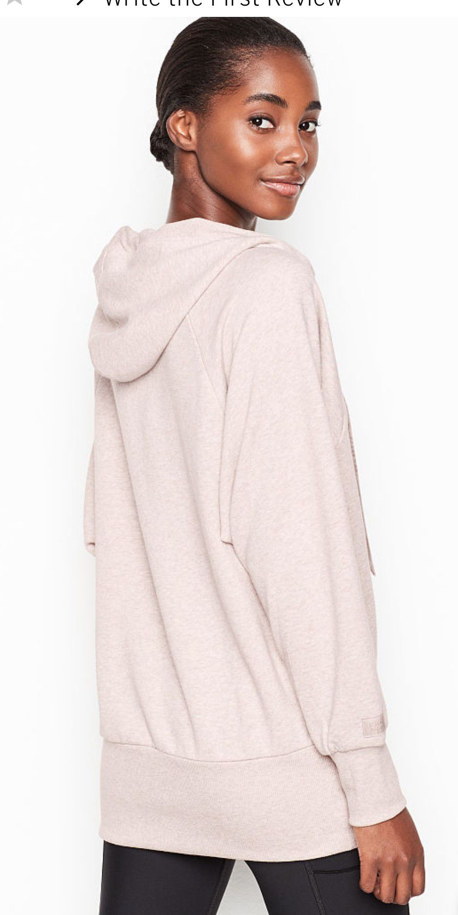 New Victoria Secret full zip extra long hoodie size xl 