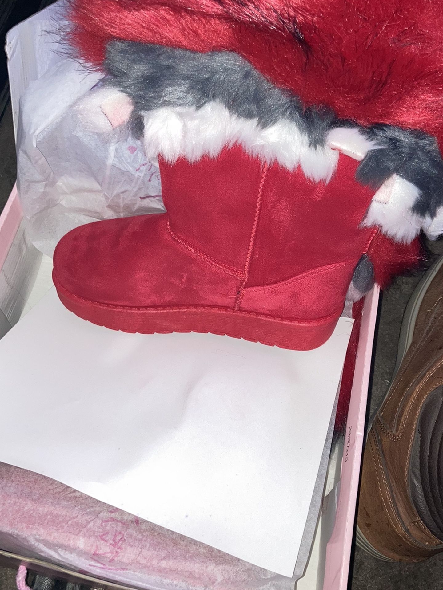 Little Girl’s Fur Winter Boots