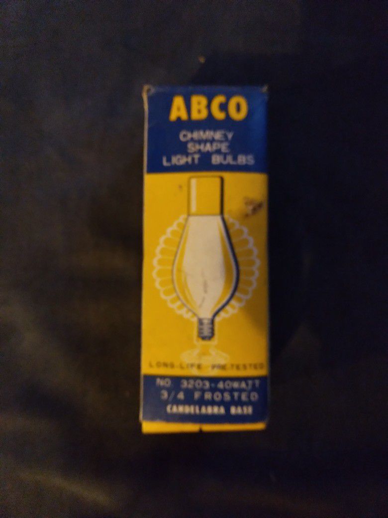 ABCO Vintage 40 Watt Chimney Shape Light Bulb