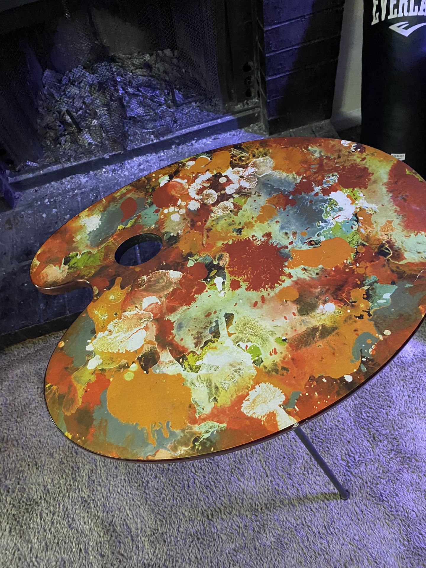 Art Palette Side Table