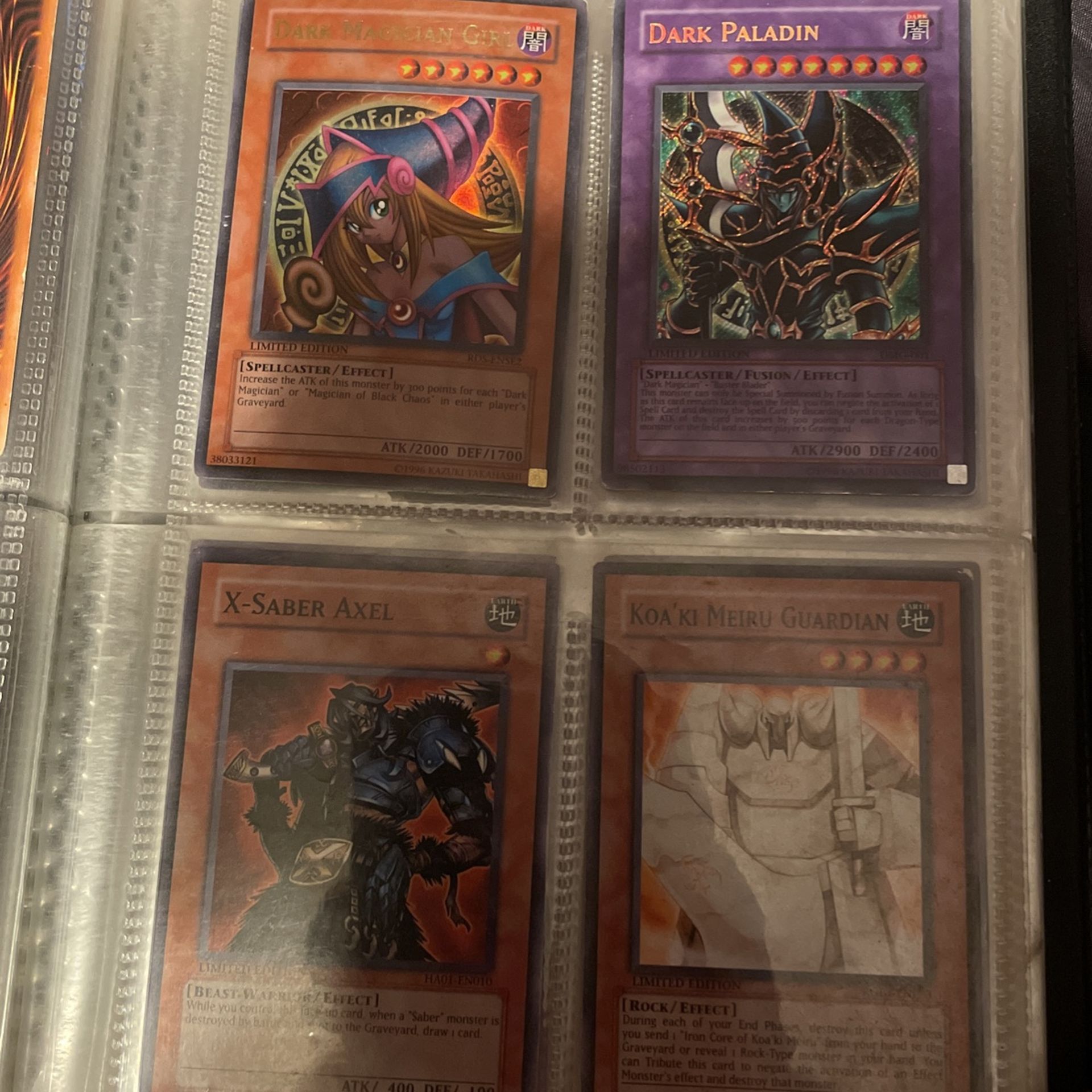 Yugioh Cards (limited Edition)
