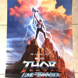 Thor Avengers Marvel Movie Theater Poster 🔥 Thumbnail